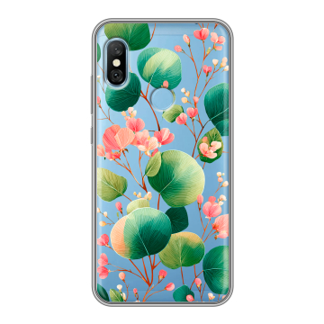 Пластиковый чехол на Xiaomi RedMi 6 Pro с принтом женский
