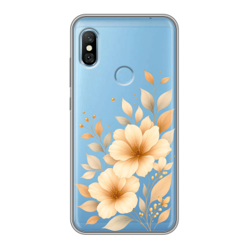 Пластиковый чехол на Xiaomi RedMi 6 Pro с принтом для девушки
