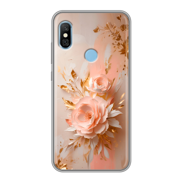 Пластиковый чехол на Xiaomi RedMi 6 Pro с принтом женский