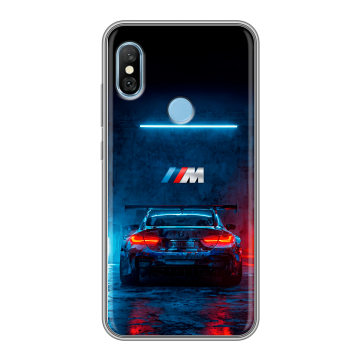 Пластиковый чехол на Xiaomi RedMi 6 Pro с принтом BMW БМВ Пластиковый чехол на Xiaomi RedMi 6 Pro с принтом BMW БМВ