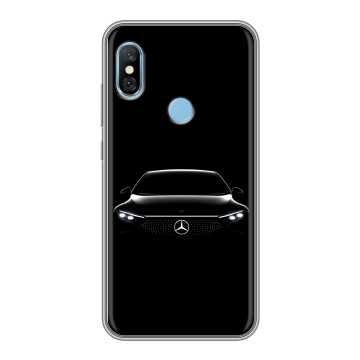 Пластиковый чехол на Xiaomi RedMi 6 Pro с принтом Mercedes Мерседес Пластиковый чехол на Xiaomi RedMi 6 Pro с принтом Mercedes Мерседес