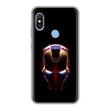 Пластиковый чехол на Xiaomi RedMi 6 Pro с принтом IronMan Железный человек Пластиковый чехол на Xiaomi RedMi 6 Pro с принтом IronMan Железный человек