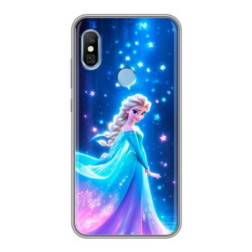 Пластиковый чехол на Xiaomi RedMi 6 Pro с принтом Холодное сердце Frozen Пластиковый чехол на Xiaomi RedMi 6 Pro с принтом Холодное сердце Frozen
