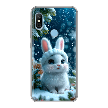 Пластиковый чехол на Xiaomi RedMi 6 Pro с принтом Новый год