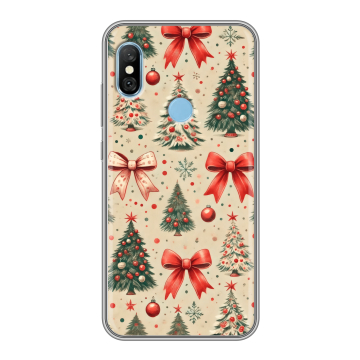 Пластиковый чехол на Xiaomi RedMi 6 Pro с принтом Новый год