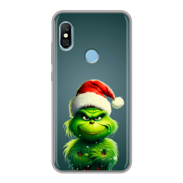 Пластиковый чехол на Xiaomi RedMi 6 Pro с принтом Новый год