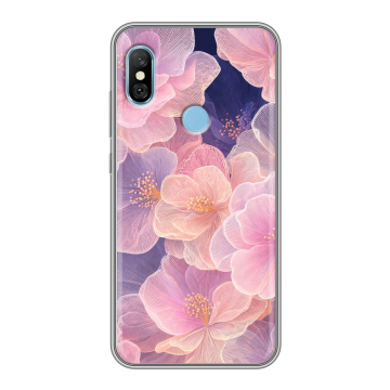 Пластиковый чехол на Xiaomi RedMi 6 Pro с принтом женский