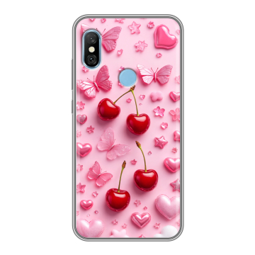 Пластиковый чехол на Xiaomi RedMi 6 Pro с принтом для девочек Пластиковый чехол на Xiaomi RedMi 6 Pro с принтом для девочек