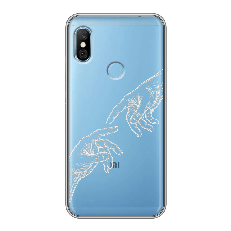 Пластиковый чехол на Xiaomi RedMi 6 Pro с принтом Сотворение мира Пластиковый чехол на Xiaomi RedMi 6 Pro с принтом Сотворение мира
