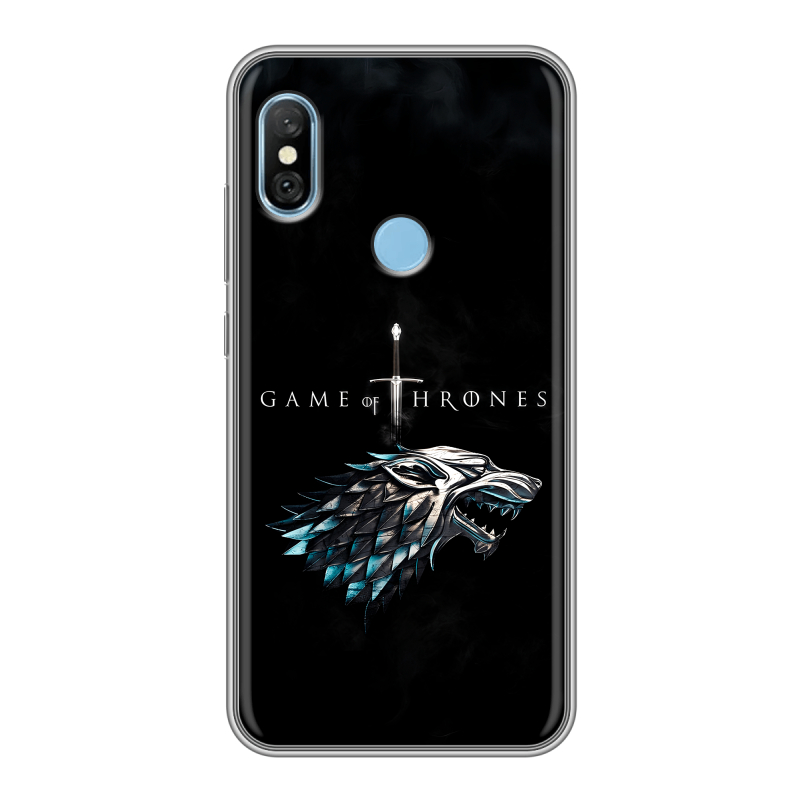 Пластиковый чехол на Xiaomi RedMi 6 Pro с принтом Игра Престолов Game Thrones Пластиковый чехол на Xiaomi RedMi 6 Pro с принтом Игра Престолов Game Thrones