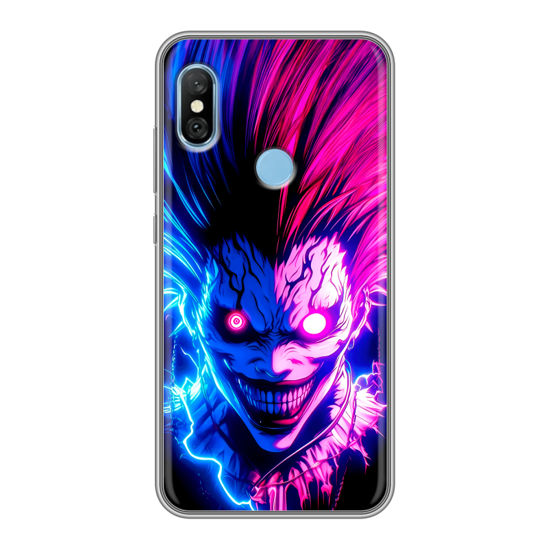 Пластиковый чехол на Xiaomi RedMi 6 Pro с принтом Death note Тетрадь смерти Пластиковый чехол на Xiaomi RedMi 6 Pro с принтом Death note Тетрадь смерти