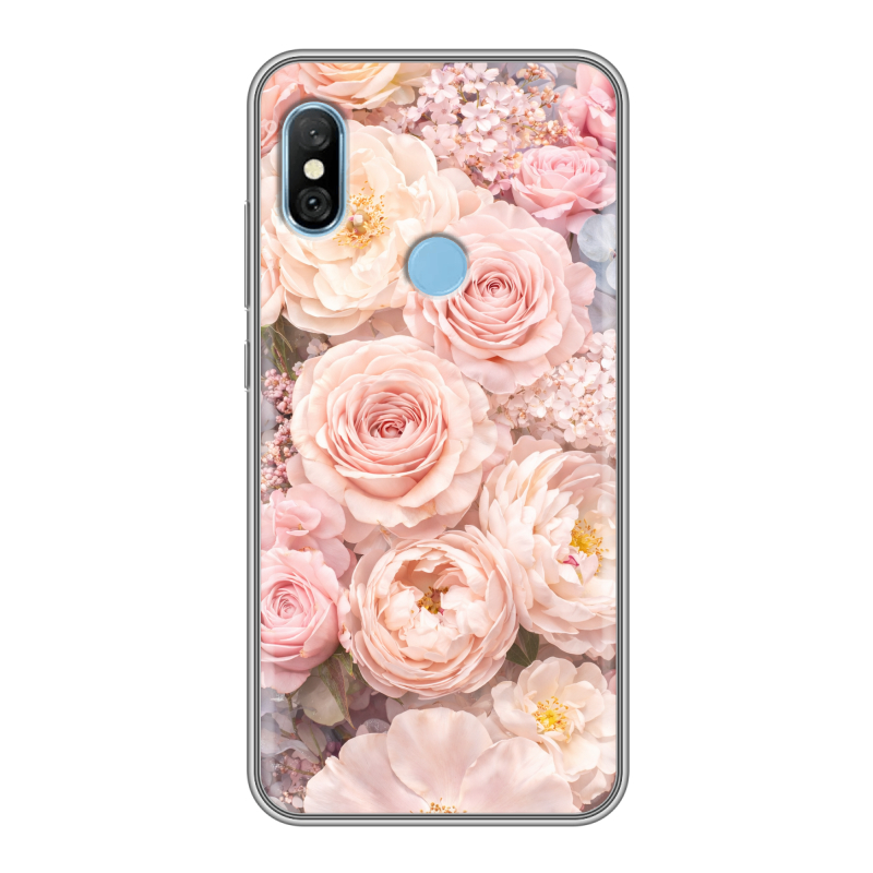Пластиковый чехол на Xiaomi RedMi 6 Pro с принтом женский Пластиковый чехол на Xiaomi RedMi 6 Pro с принтом женский