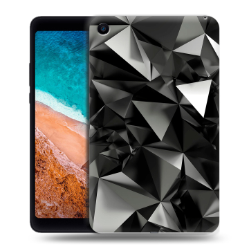 Силиконовый чехол на планшета Xiaomi Mi Pad 4 с принтом Черные кристаллы Силиконовый чехол на планшета Xiaomi Mi Pad 4 с принтом Черные кристаллы