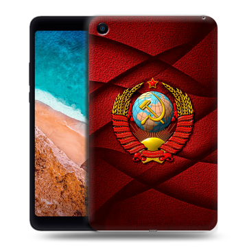 Силиконовый чехол на планшета Xiaomi Mi Pad 4 с принтом Герб СССР Силиконовый чехол на планшета Xiaomi Mi Pad 4 с принтом Герб СССР