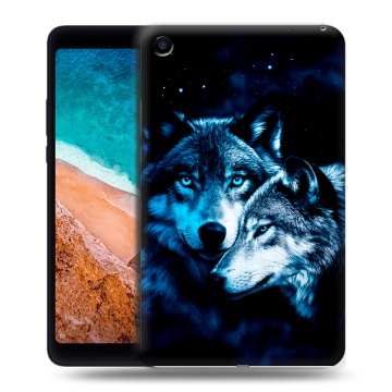Силиконовый чехол на планшета Xiaomi Mi Pad 4 с принтом Волки Силиконовый чехол на планшета Xiaomi Mi Pad 4 с принтом Волки