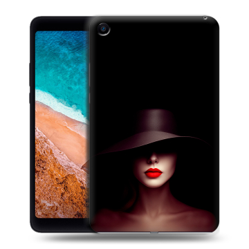 Силиконовый чехол на Xiaomi Mi Pad 4 с принтом Девушка в шляпе Силиконовый чехол на Xiaomi Mi Pad 4 с принтом Девушка в шляпе