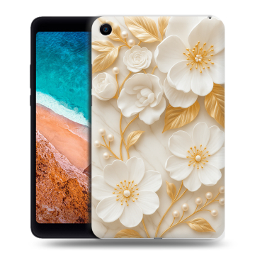 Силиконовый чехол на Xiaomi Mi Pad 4 с принтом Цветы Силиконовый чехол на Xiaomi Mi Pad 4 с принтом Цветы