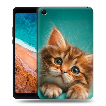 Силиконовый чехол на Xiaomi Mi Pad 4 с принтом котенок Силиконовый чехол на Xiaomi Mi Pad 4 с принтом котенок