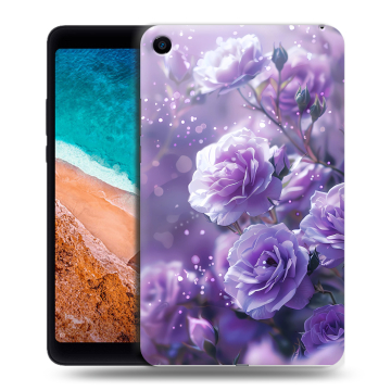Силиконовый чехол на Xiaomi Mi Pad 4 с принтом Розы цветы