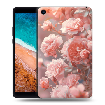 Силиконовый чехол на Xiaomi Mi Pad 4 с принтом Розовые розы
