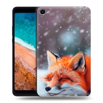 Силиконовый чехол на Xiaomi Mi Pad 4 с принтом лиса