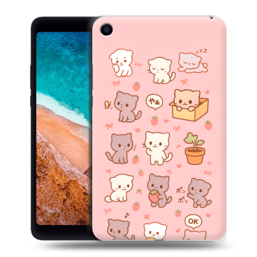 Силиконовый чехол на Xiaomi Mi Pad 4 с принтом Hello Kitty Хелоу Кити Силиконовый чехол на Xiaomi Mi Pad 4 с принтом Hello Kitty Хелоу Кити