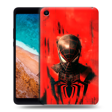 Силиконовый чехол на Xiaomi Mi Pad 4 с принтом человек паук spiderman Силиконовый чехол на Xiaomi Mi Pad 4 с принтом человек паук spiderman
