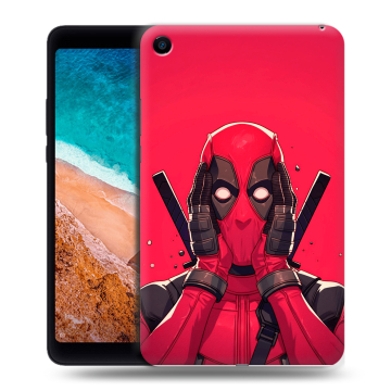 Силиконовый чехол на Xiaomi Mi Pad 4 с принтом Дедпул Deadpool Силиконовый чехол на Xiaomi Mi Pad 4 с принтом Дедпул Deadpool