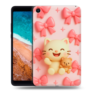 Силиконовый чехол на Xiaomi Mi Pad 4 с принтом для девочек