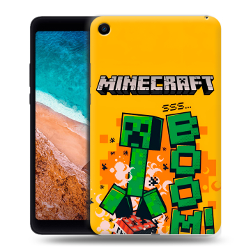 Силиконовый чехол на Xiaomi Mi Pad 4 с принтом Майнкрафт Minecraft Силиконовый чехол на Xiaomi Mi Pad 4 с принтом Майнкрафт Minecraft