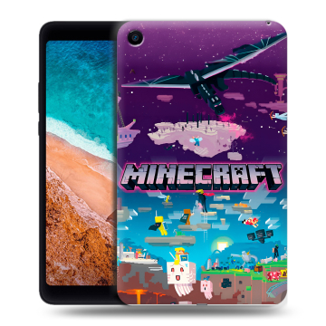 Силиконовый чехол на Xiaomi Mi Pad 4 с принтом Майнкрафт Minecraft Силиконовый чехол на Xiaomi Mi Pad 4 с принтом Майнкрафт Minecraft