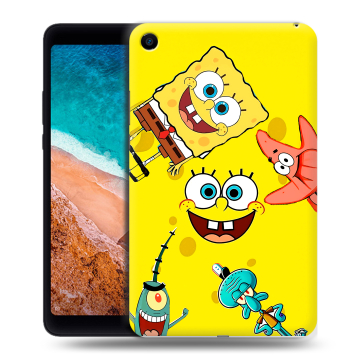 Силиконовый чехол на Xiaomi Mi Pad 4 с принтом Спанч боб Спанчбоб Силиконовый чехол на Xiaomi Mi Pad 4 с принтом Спанч боб Спанчбоб