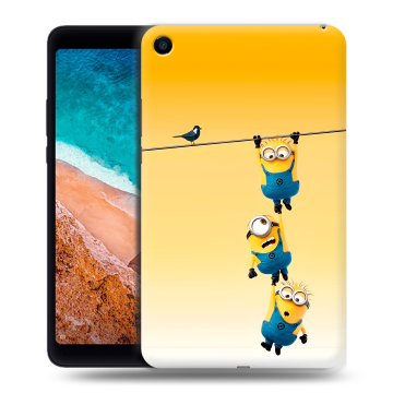 Силиконовый чехол на Xiaomi Mi Pad 4 с принтом Миньоны Силиконовый чехол на Xiaomi Mi Pad 4 с принтом Миньоны