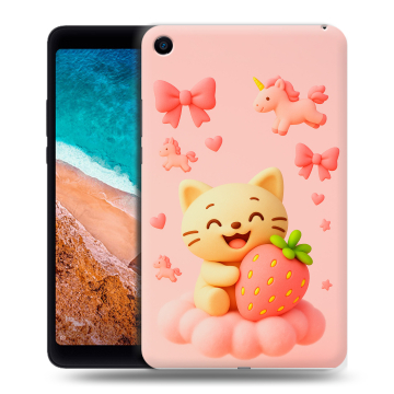Силиконовый чехол на Xiaomi Mi Pad 4 с принтом для девочек