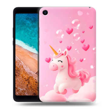 Силиконовый чехол на Xiaomi Mi Pad 4 с принтом Единорог Силиконовый чехол на Xiaomi Mi Pad 4 с принтом Единорог