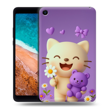Силиконовый чехол на Xiaomi Mi Pad 4 с принтом для девочек