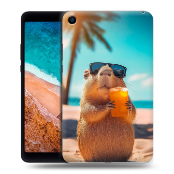 Силиконовый чехол на Xiaomi Mi Pad 4 с принтом Капибара