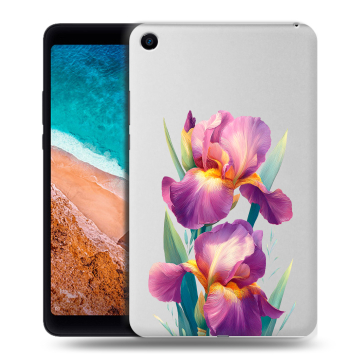 Силиконовый чехол на Xiaomi Mi Pad 4 с принтом Цветы орхидеи