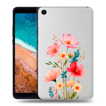 Силиконовый чехол на Xiaomi Mi Pad 4 с принтом Цветы
