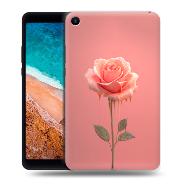 Силиконовый чехол на Xiaomi Mi Pad 4 с принтом Розовая роза