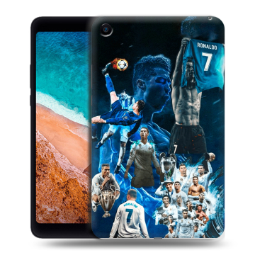 Силиконовый чехол на Xiaomi Mi Pad 4 с принтом Реал Роналдо