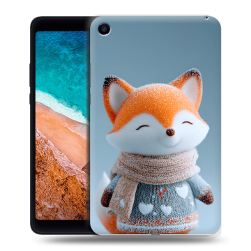 Силиконовый чехол на Xiaomi Mi Pad 4 с принтом Лиса