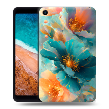 Силиконовый чехол на Xiaomi Mi Pad 4 с принтом Цветы