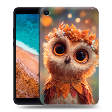 Силиконовый чехол на Xiaomi Mi Pad 4 с принтом Милая сова