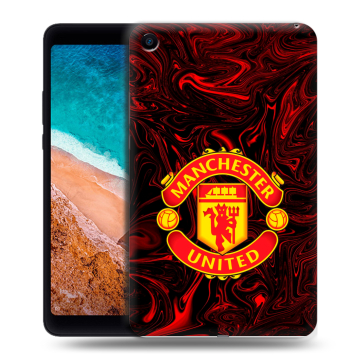 Силиконовый чехол на Xiaomi Mi Pad 4 с принтом Manchester United