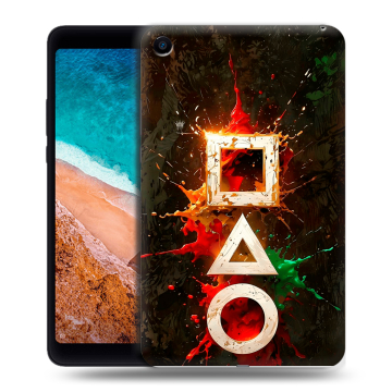 Силиконовый чехол на Xiaomi Mi Pad 4 с принтом Squid Game Игра кальмара