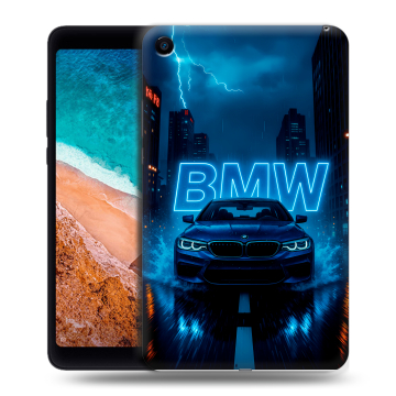 Силиконовый чехол на Xiaomi Mi Pad 4 с принтом BMW БМВ Силиконовый чехол на Xiaomi Mi Pad 4 с принтом BMW БМВ