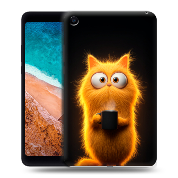 Силиконовый чехол на Xiaomi Mi Pad 4 с принтом Смешной кот Силиконовый чехол на Xiaomi Mi Pad 4 с принтом Смешной кот