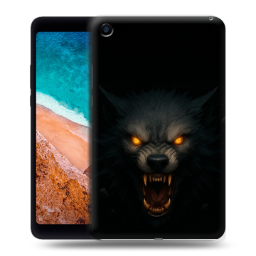 Силиконовый чехол на Xiaomi Mi Pad 4 с принтом Волк
