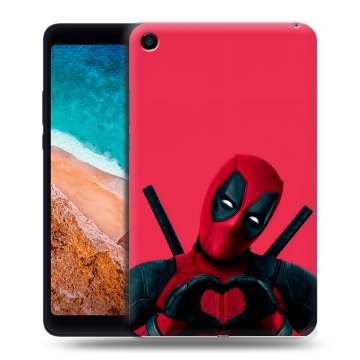 Силиконовый чехол на Xiaomi Mi Pad 4 с принтом Дедпул Deadpool Силиконовый чехол на Xiaomi Mi Pad 4 с принтом Дедпул Deadpool